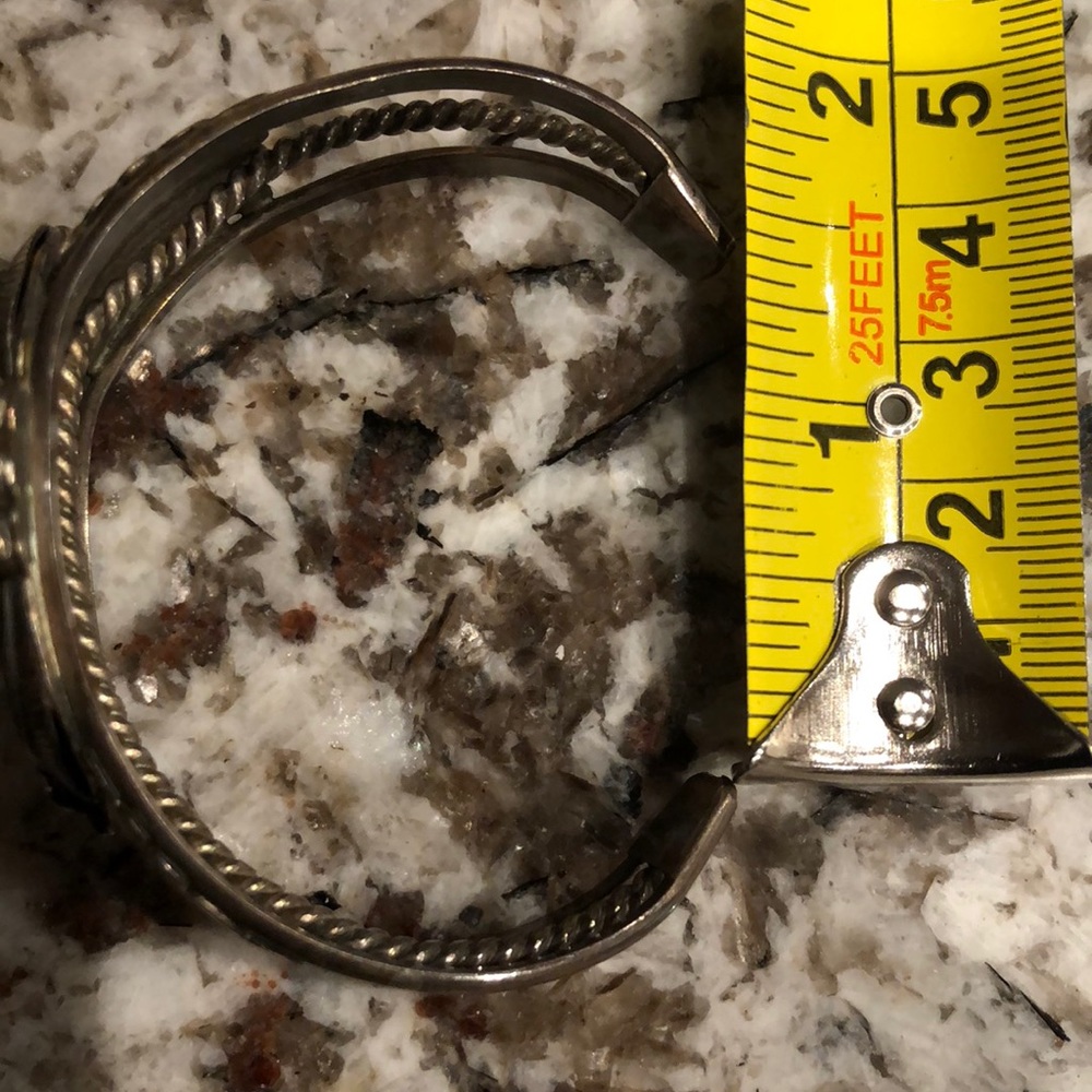 ❌SOLD❌VTG Navajo Sterling ManyGoats Abalone Pearl - Picture 15 of 16